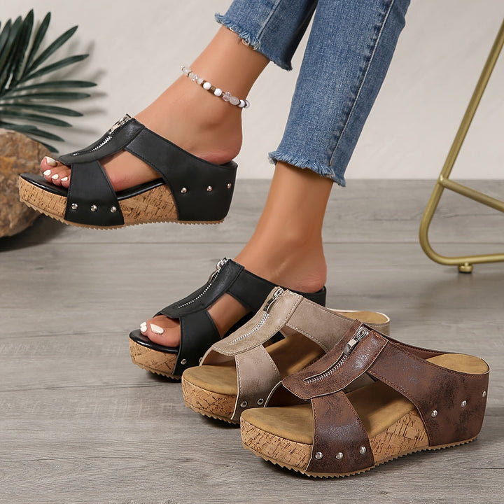 Sunshine | Vintage Style Women's Platform Sandals