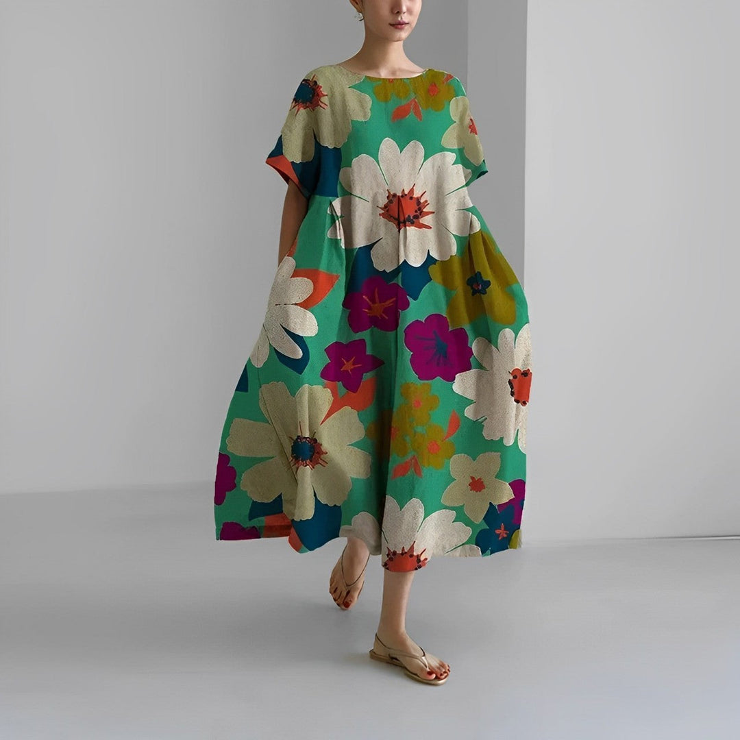 Daisy | Retro Big Swing Loose Maxi Dress