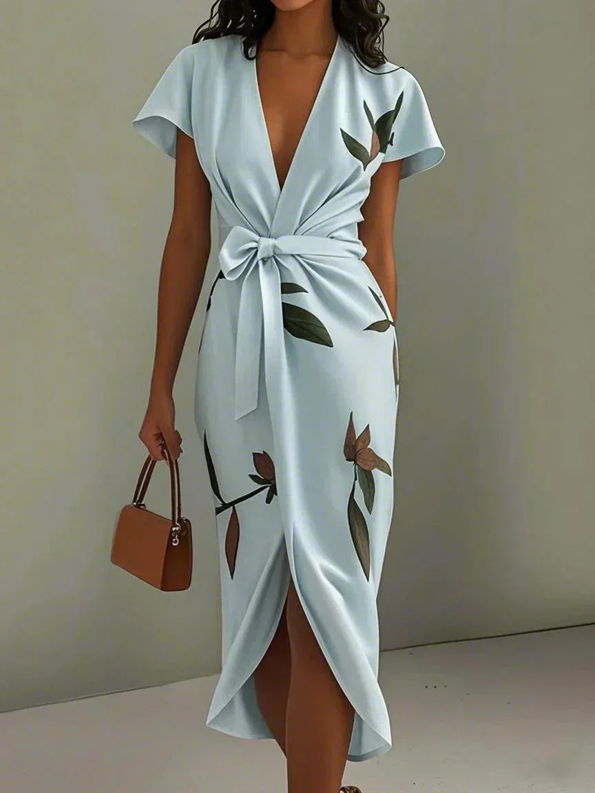 Billie™ | Elegant Wrap Midi Dress