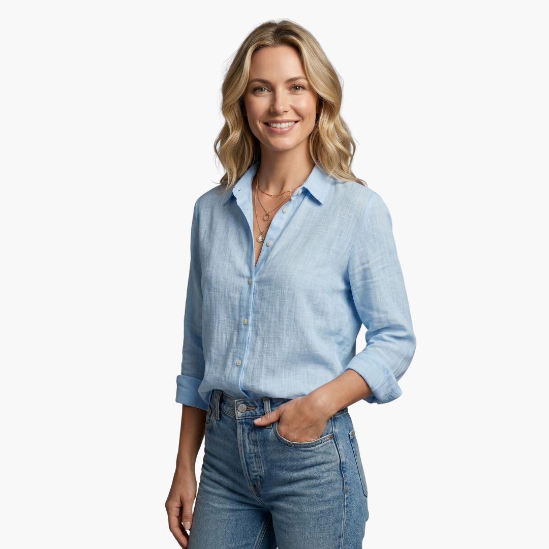 Isadora | Women's Button Up Long Sleeve Shirt