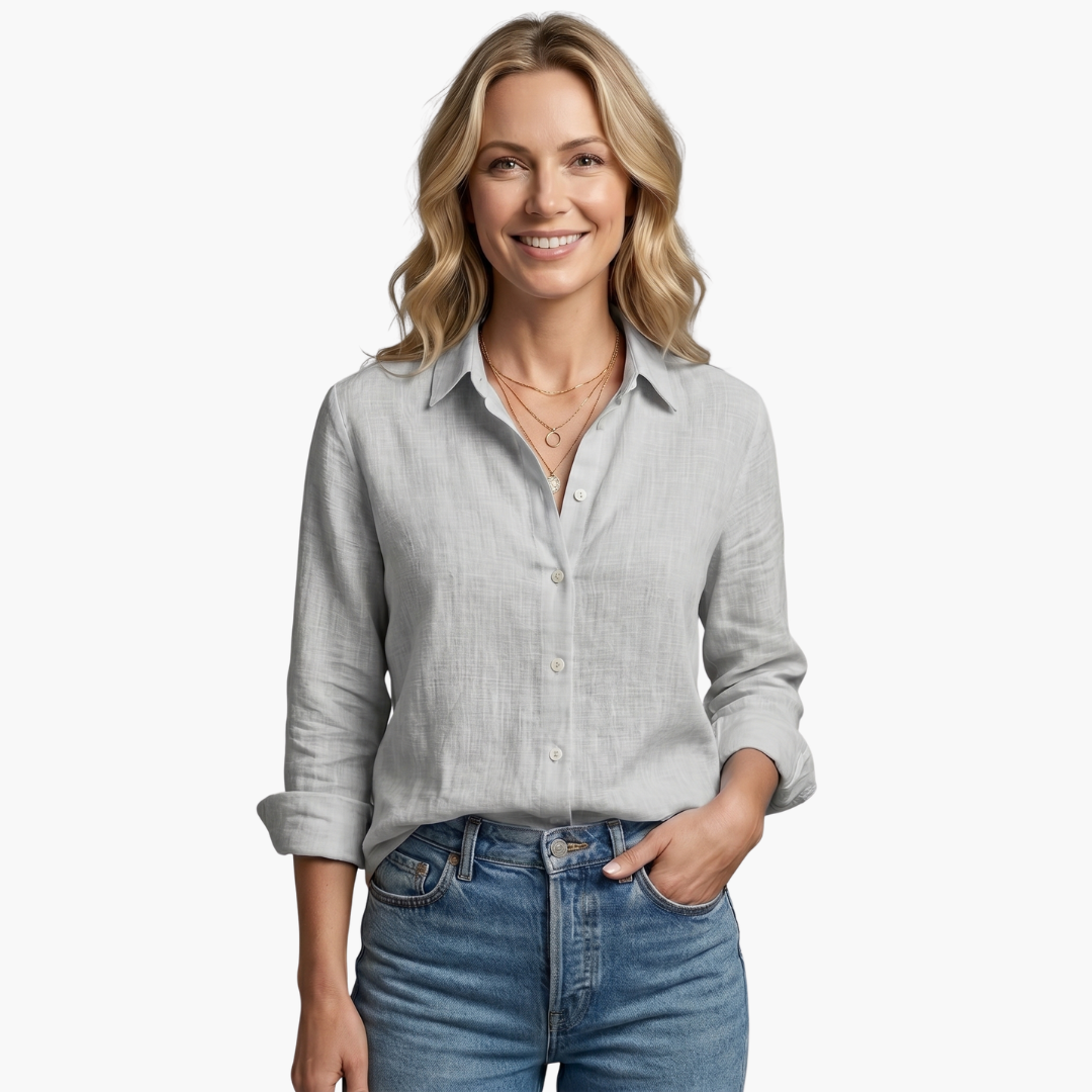 Isadora | Women's Button Up Long Sleeve Shirt