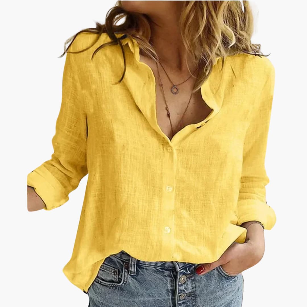 Isadora | Women's Button Up Long Sleeve Shirt