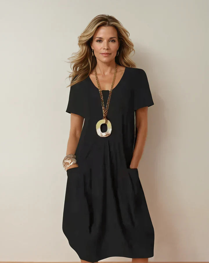 Kwani | Pure Cotton Casual Flow Dress