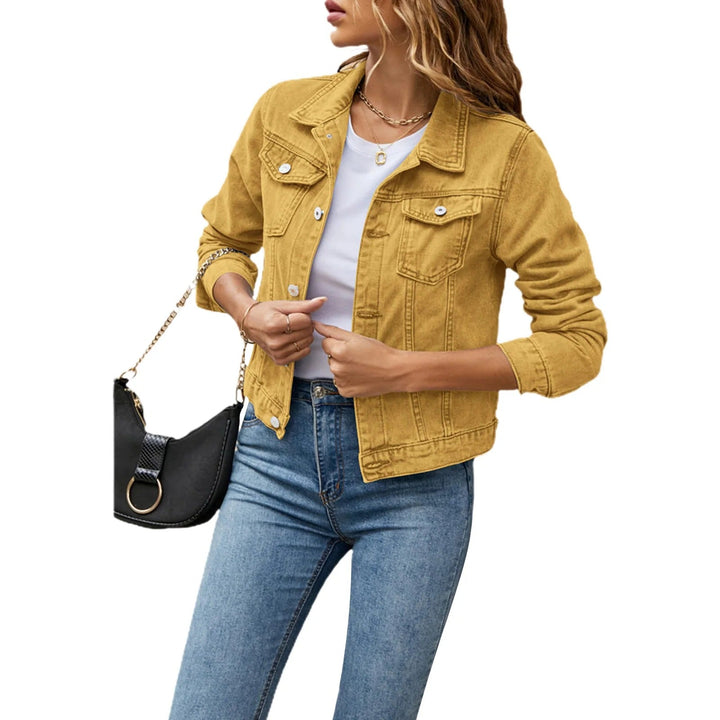 Lydia | Women's Cropped Button Front Jacket