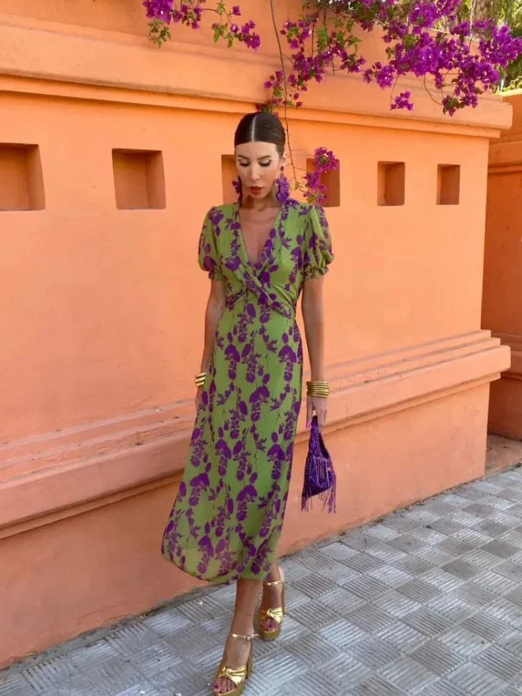 Melys™ | Elegant Printed Dress
