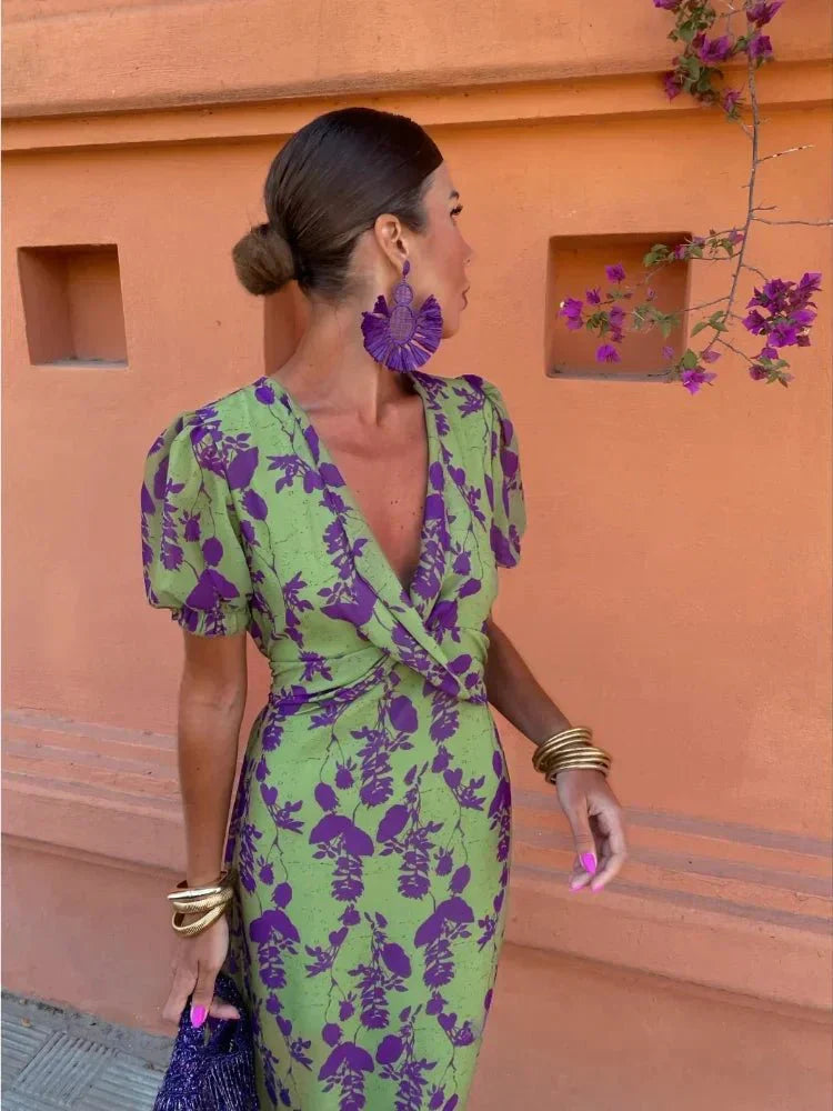 Melys™ | Elegant Printed Dress