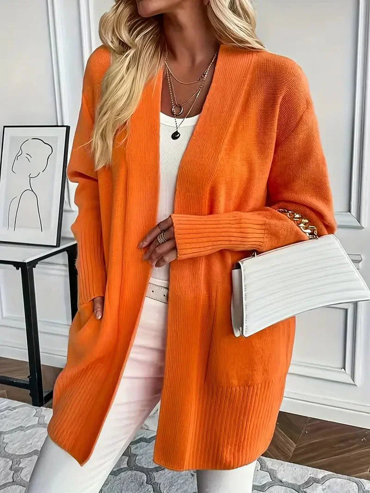 Raven | Women's Long Open Front Cardigan
