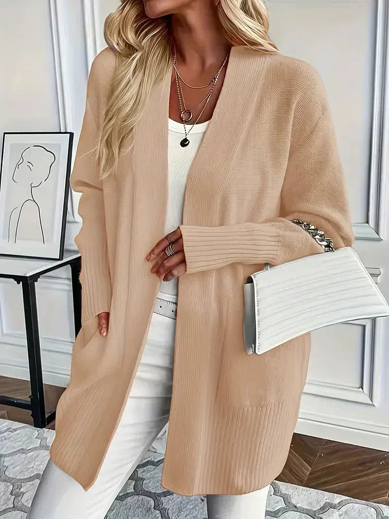 Raven | Women's Long Open Front Cardigan