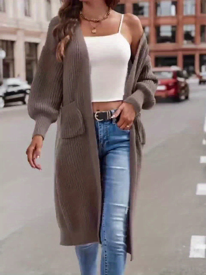 Solara | Women's Longline Open Front Cardigan