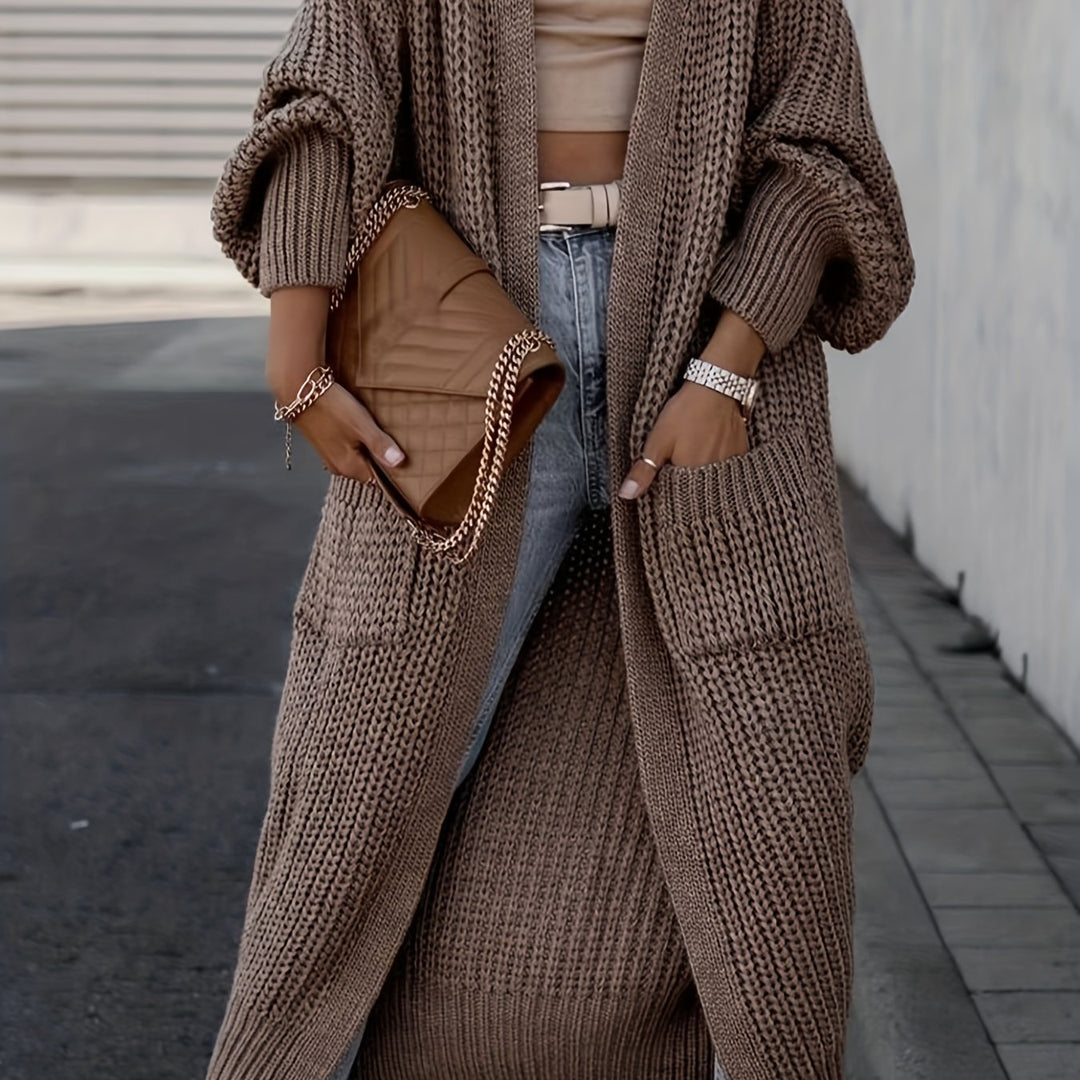 Solara | Women's Longline Open Front Cardigan