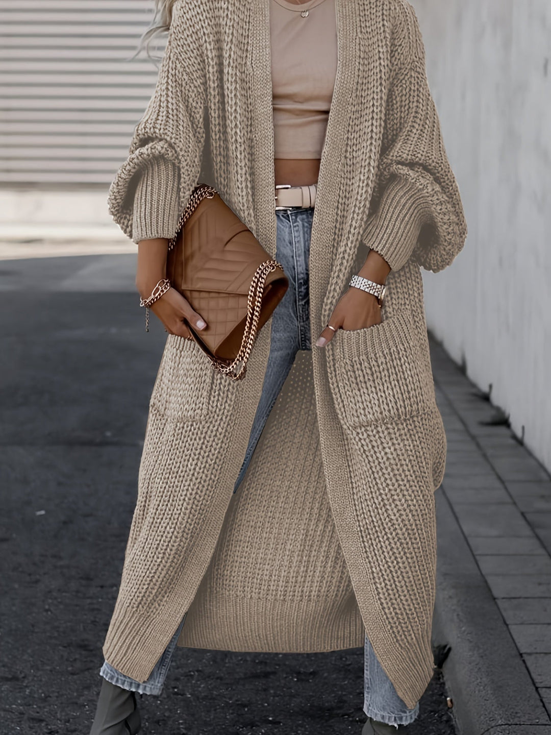 Solara | Women's Longline Open Front Cardigan