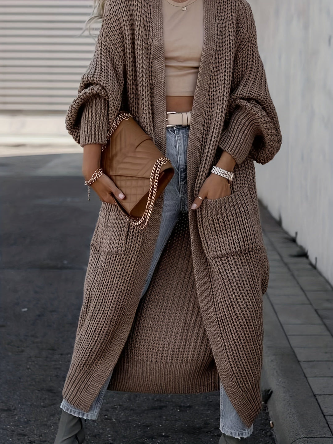 Solara | Women's Longline Open Front Cardigan