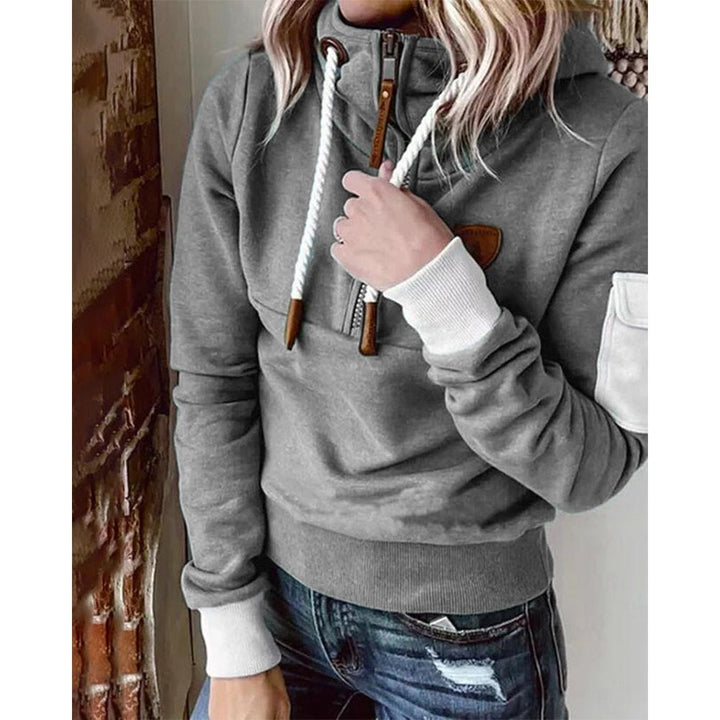 Tamsin | Women's Half Zip Mock Neck Hoodie