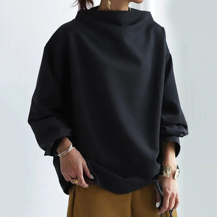 Tessa | Women's Mock Neck Long Sleeve Top
