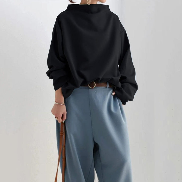 Tessa | Women's Mock Neck Long Sleeve Top