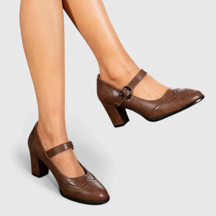 Venetia | Women's Mary Jane Block Heel Shoes