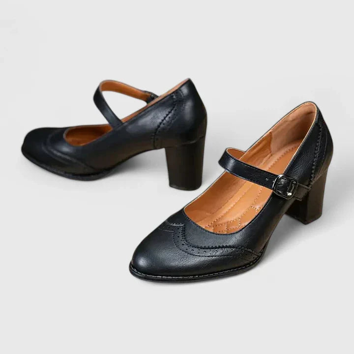 Venetia | Women's Mary Jane Block Heel Shoes