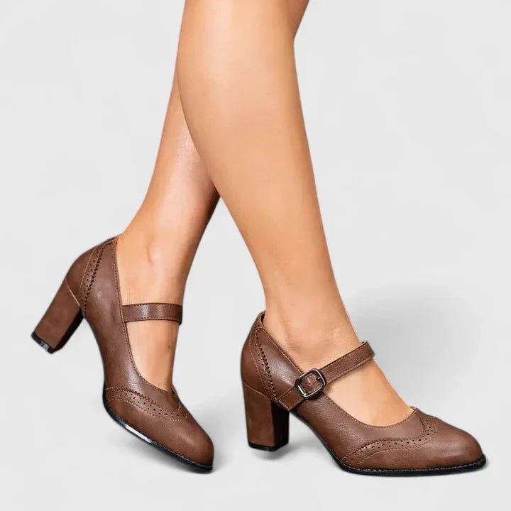 Venetia | Women's Mary Jane Block Heel Shoes
