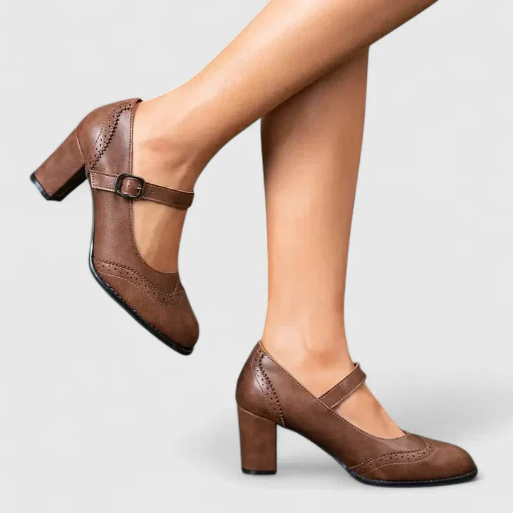 Venetia | Women's Mary Jane Block Heel Shoes