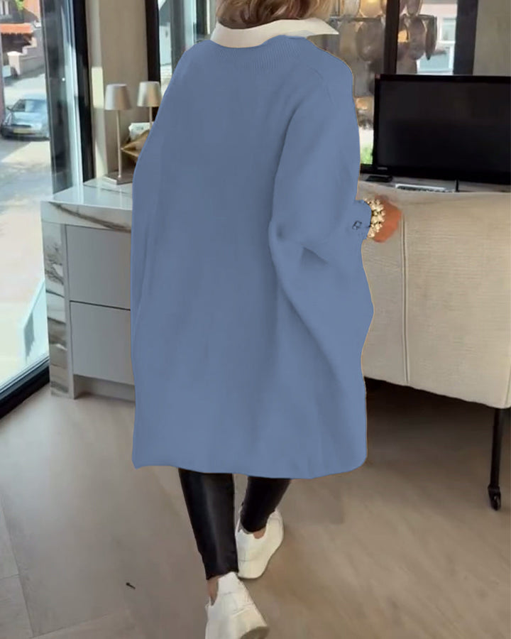 Vesperine | Women's Oversized Long Sleeve Tunic Top