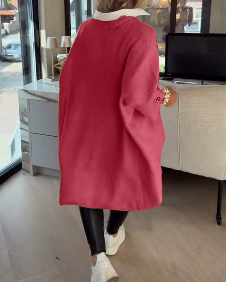 Vesperine | Women's Oversized Long Sleeve Tunic Top