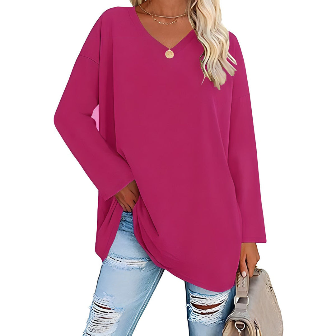 Winifred | Women's V-Neck Long Sleeve Tunic