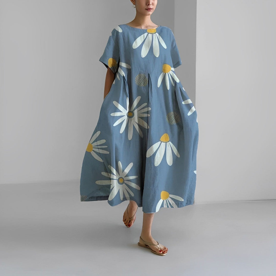 Claire | Bohemian Floral Print Dress