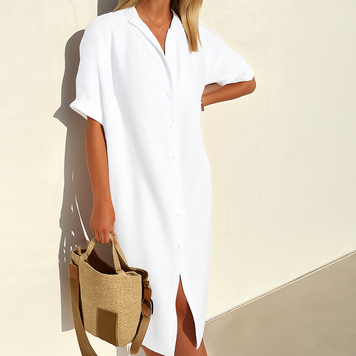 Xiomara | Women's Button Up Shirt Dress