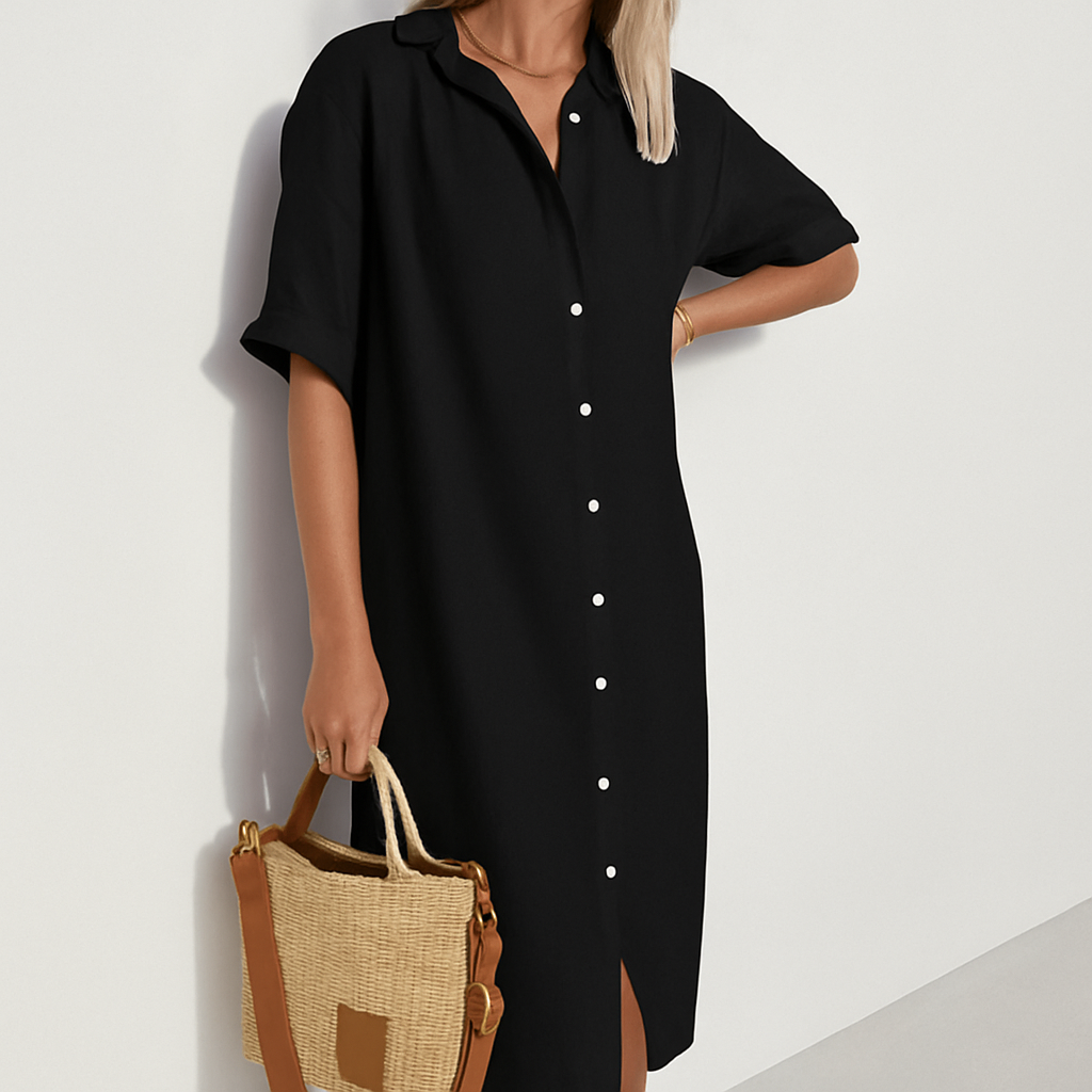 Xiomara | Women's Button Up Shirt Dress